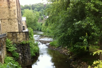 A photograph of Hebden Bridge