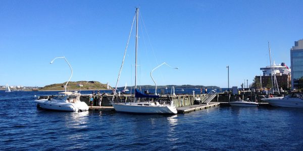 A photograph of Halifax harbour, Nova Scotia, Canada