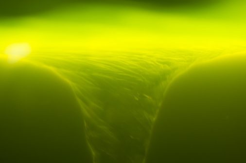 Physics demonstration of the black hole simulator