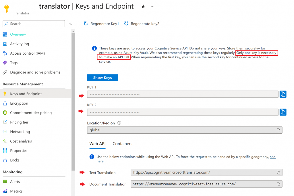 translator-keys-endpoint