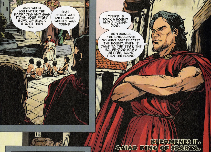Kleomenes remembers another version of the story