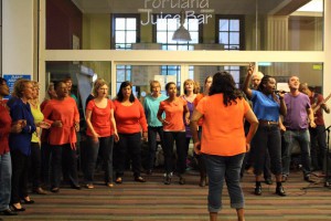 Gospel choir performance