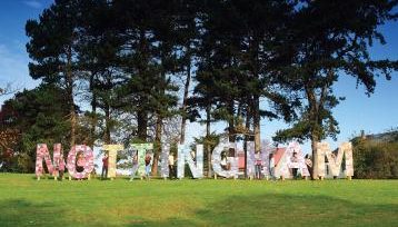 University of Nottingham sign
