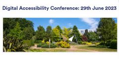 A screenshot showing a picture of the University of Nottingham campus.