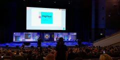 The keynote presentation at JISC DigiFest 2025 on the main stage.