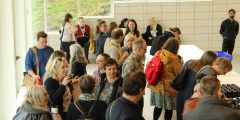 The main atrium at the Teaching and Learning Conference, University of Nottingham.