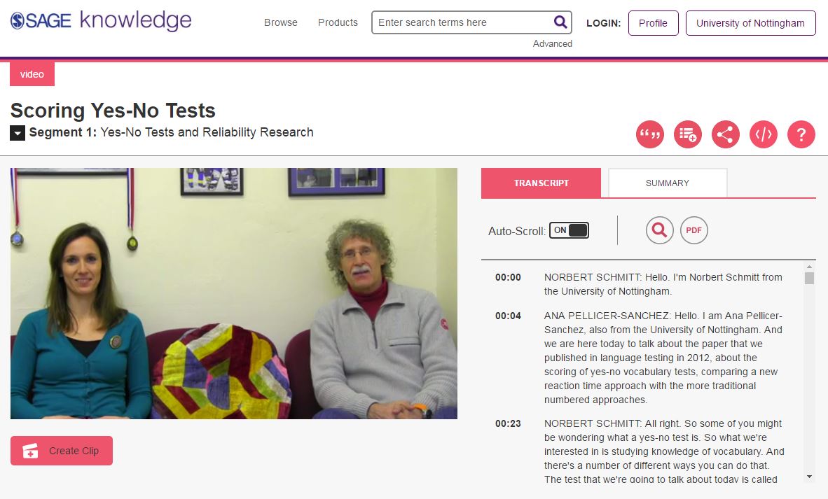Sage Video example