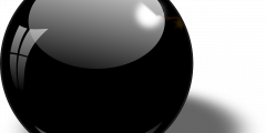 round black bomb with ignition lead and little yellow star at the top