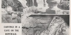 Black and White photograph of Lion Sculpture