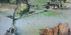 A landscape painting by Maurice William Partridge.